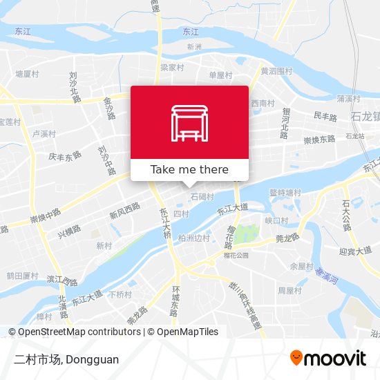 二村市场 map
