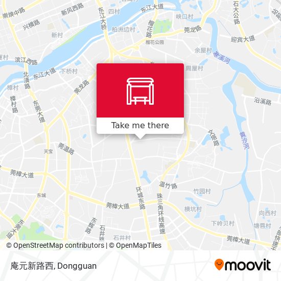 庵元新路西 map