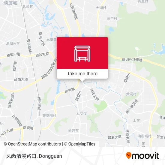 凤岗清溪路口 map