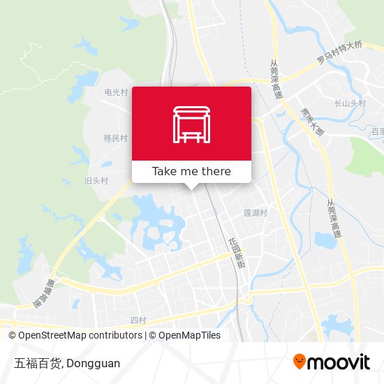 五福百货 map
