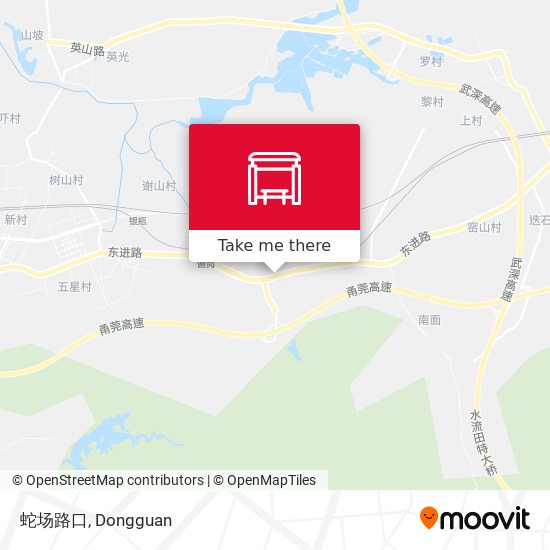 蛇场路口 map