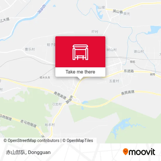 赤山部队 map