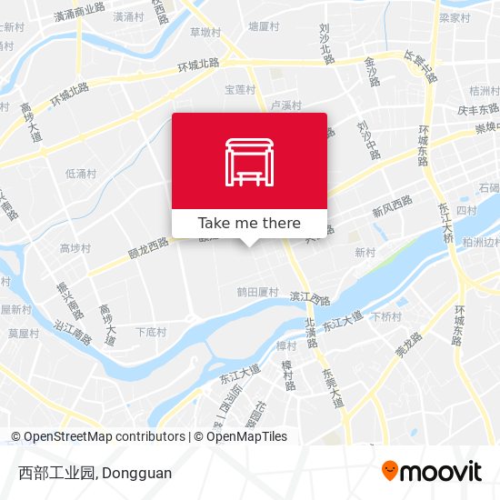 西部工业园 map