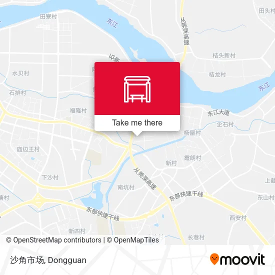 沙角市场 map