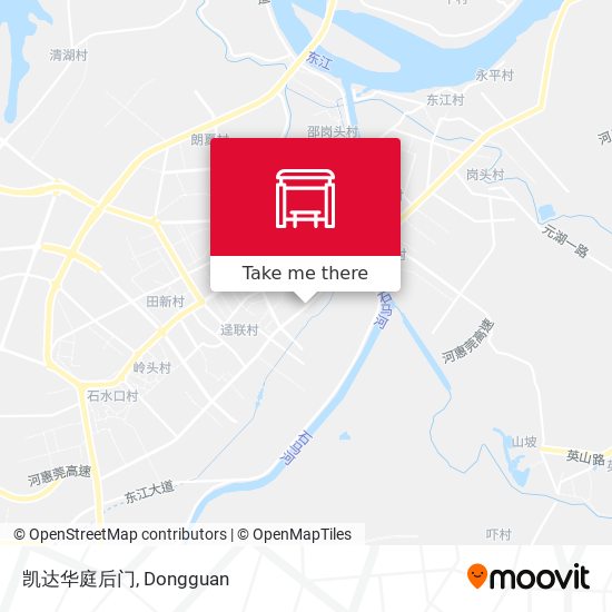 凯达华庭后门 map