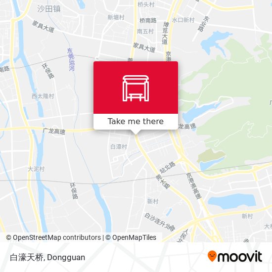 白濠天桥 map