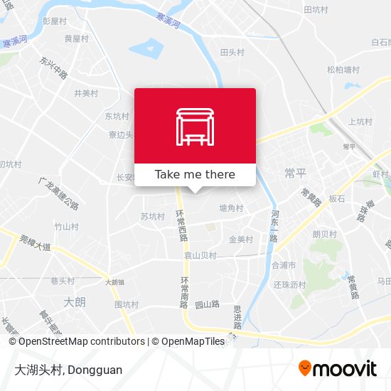大湖头村 map