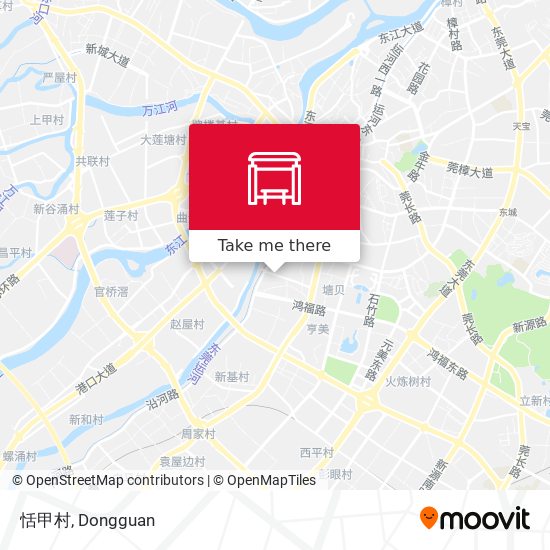 恬甲村 map