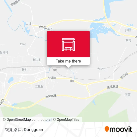 银湖路口 map