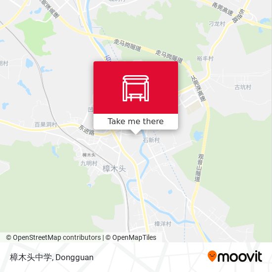 樟木头中学 map
