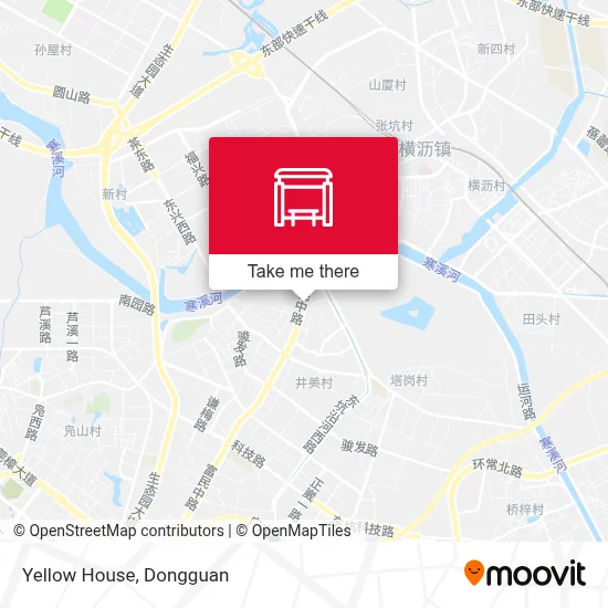 Yellow House map