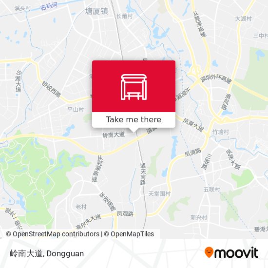 岭南大道 map