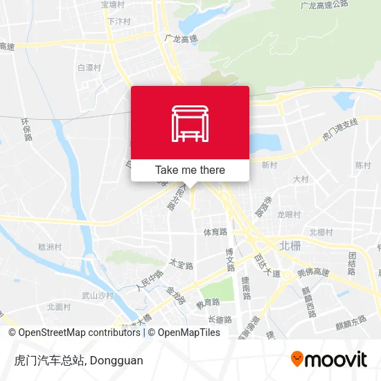 虎门汽车总站 map