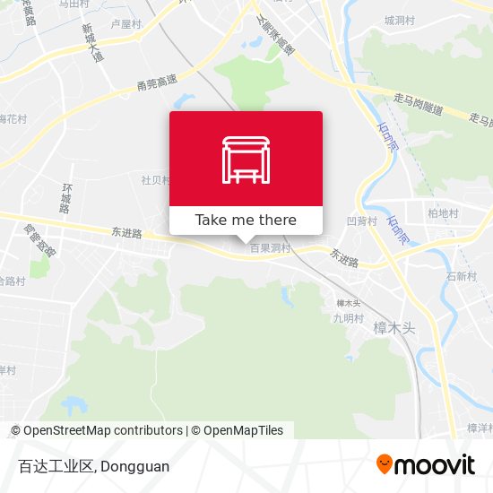 百达工业区 map