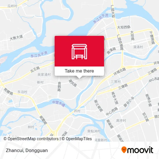 Zhancui map