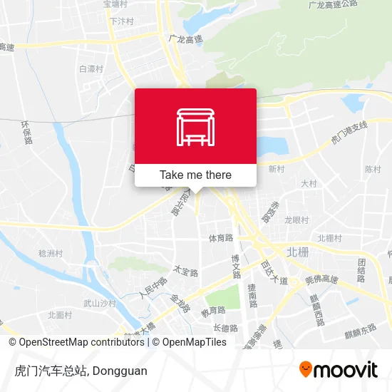 虎门汽车总站 map