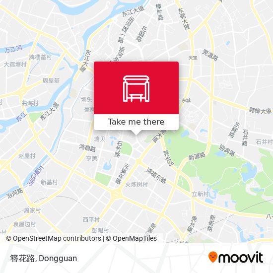 簪花路 map