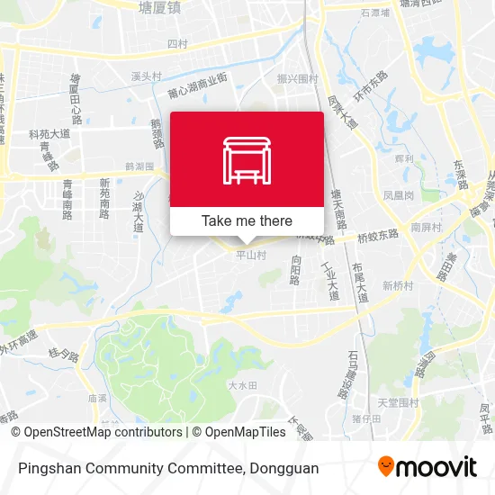 Pingshan Community Committee map
