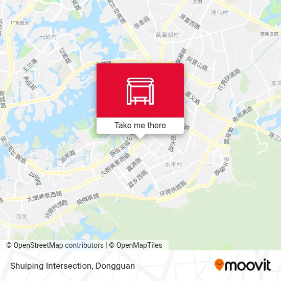Shuiping Intersection map