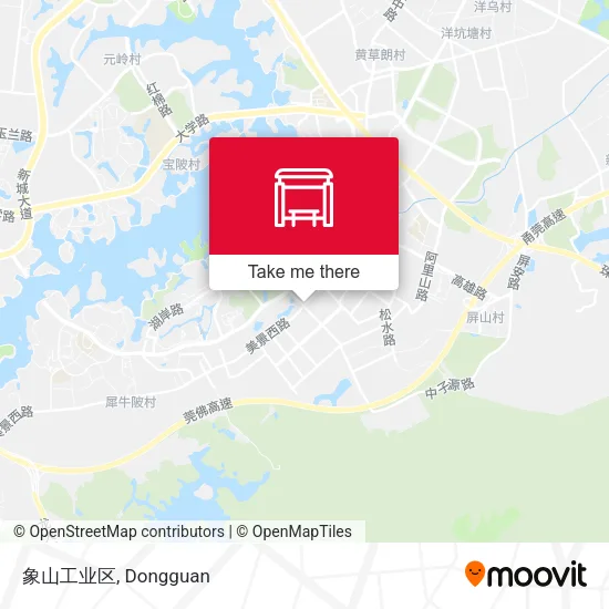 象山工业区 map