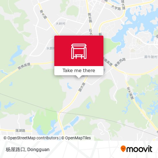 杨屋路口 map