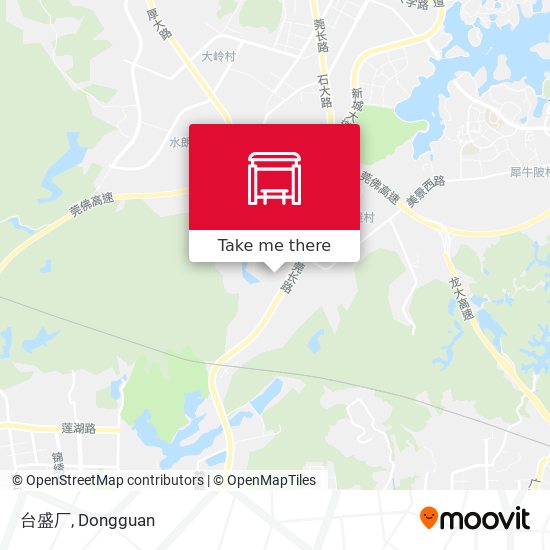 台盛厂 map