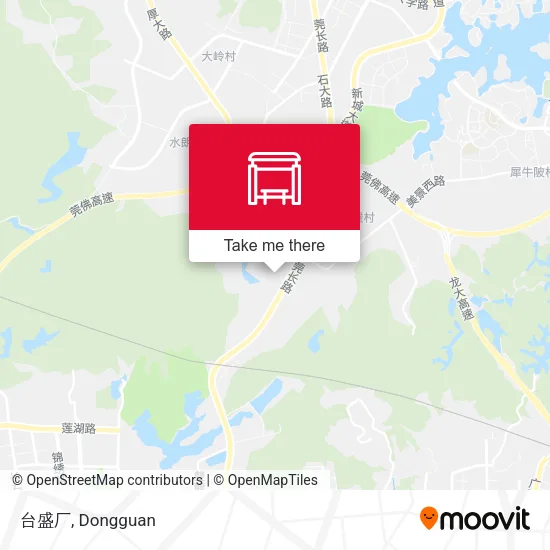 台盛厂 map