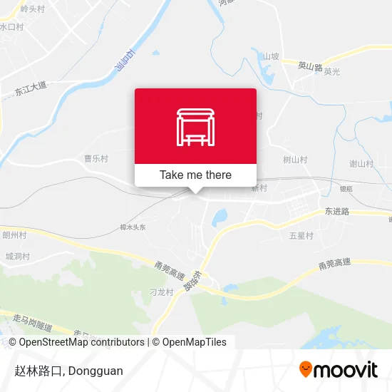 赵林路口 map