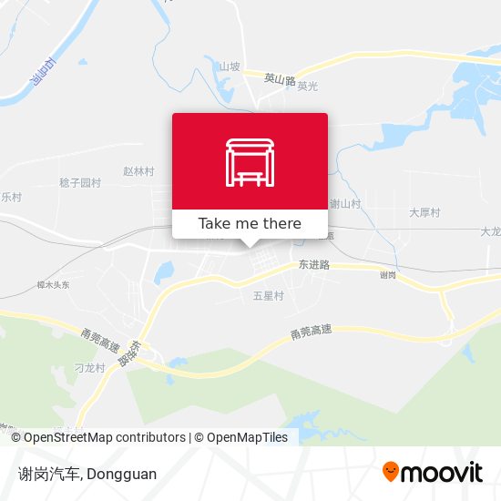 谢岗汽车 map