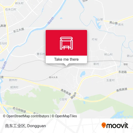 燕东工业区 map
