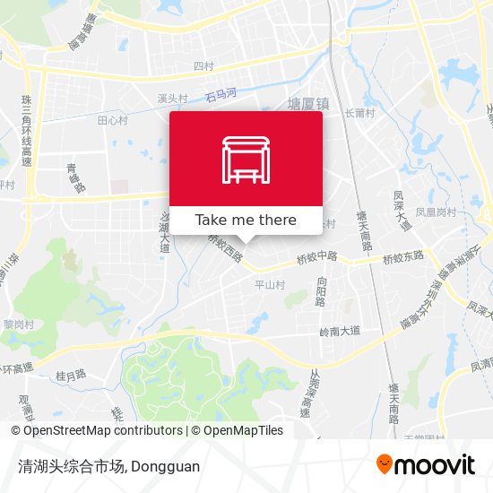 清湖头综合市场 map