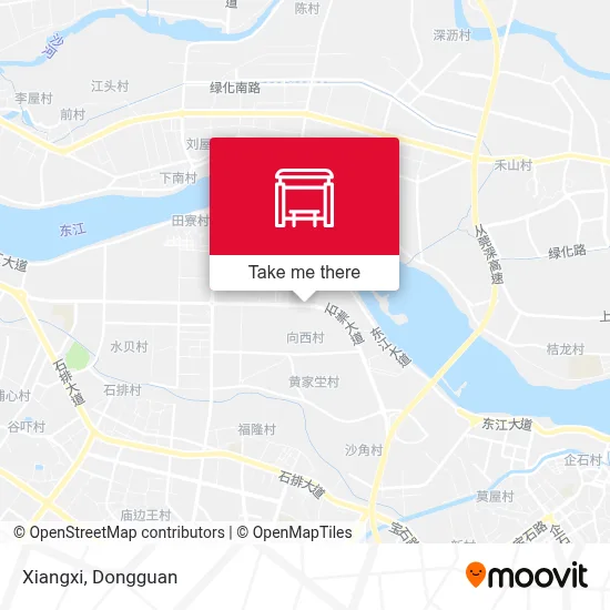 Xiangxi map