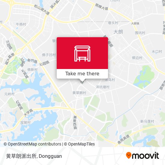 黄草朗派出所 map