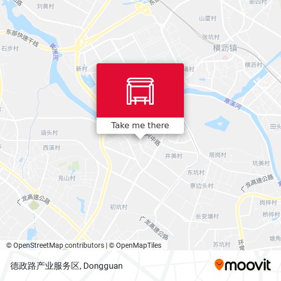 德政路产业服务区 map