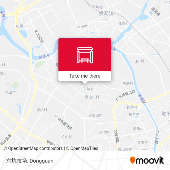东坑市场 map