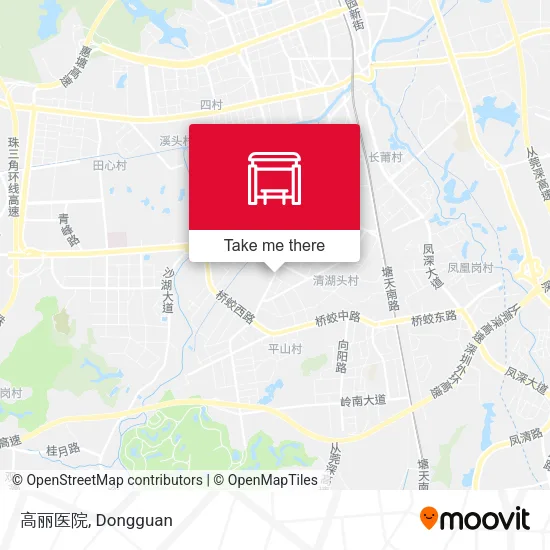 高丽医院 map