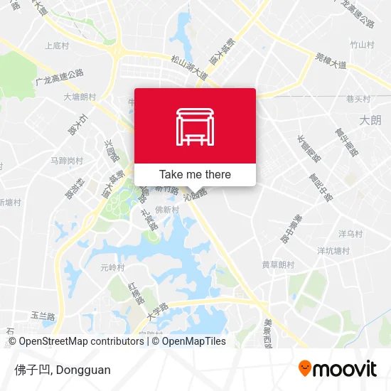 佛子凹 map