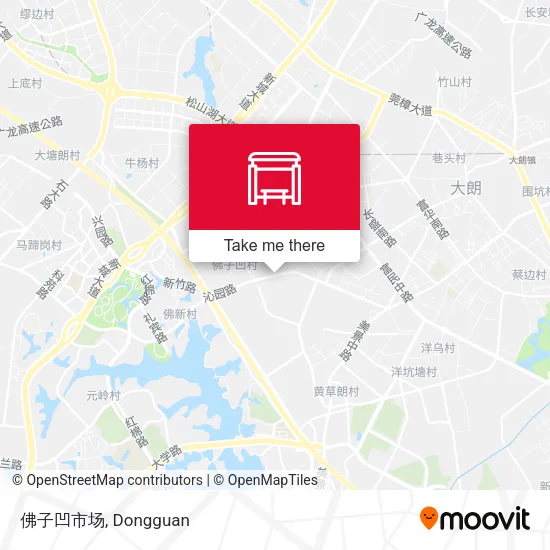 佛子凹市场 map