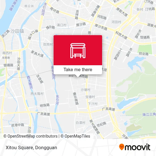 Xitou Square map