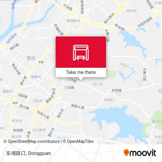 东埔路口 map