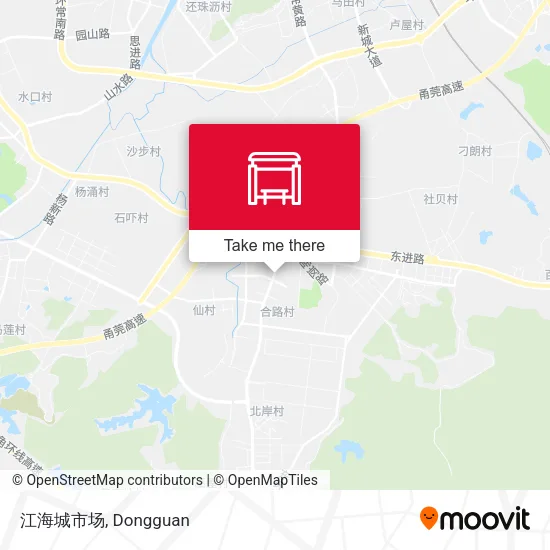 江海城市场 map