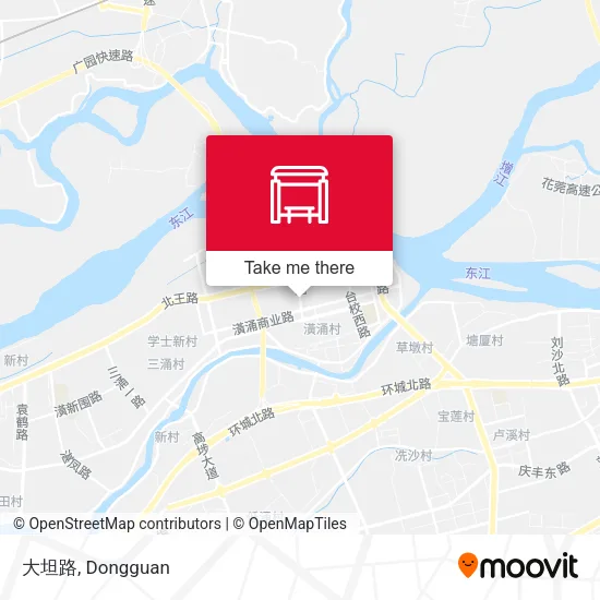 大坦路 map