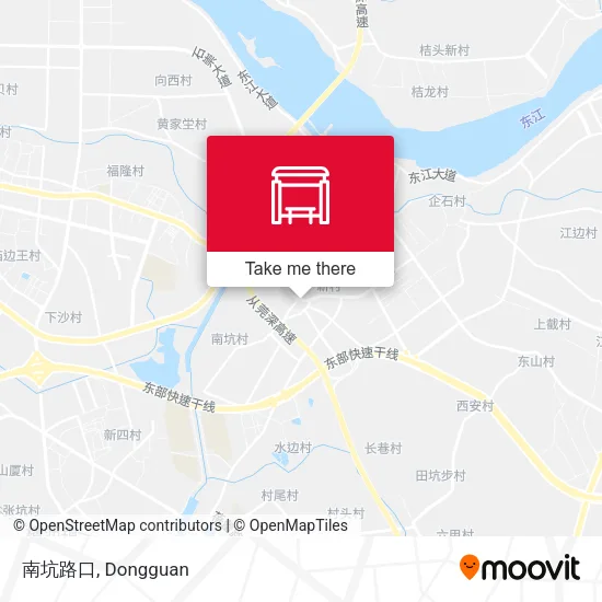南坑路口 map