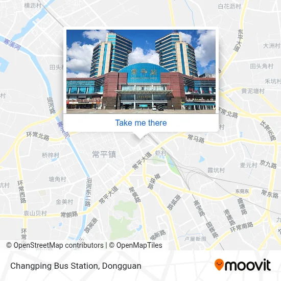 Changping Bus Station map