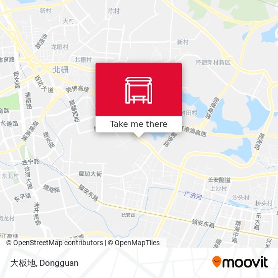 大板地 map