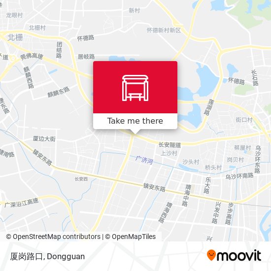 厦岗路口 map