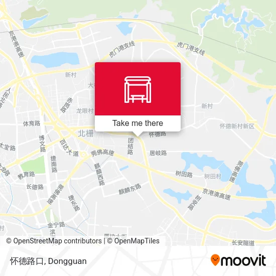 怀德路口 map