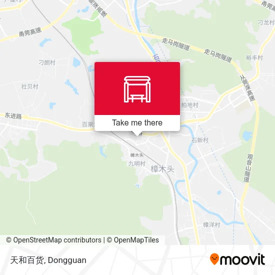 天和百货 map