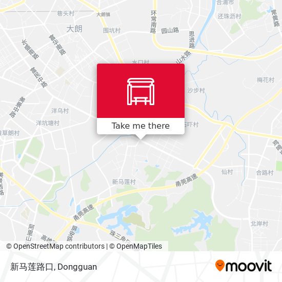 新马莲路口 map