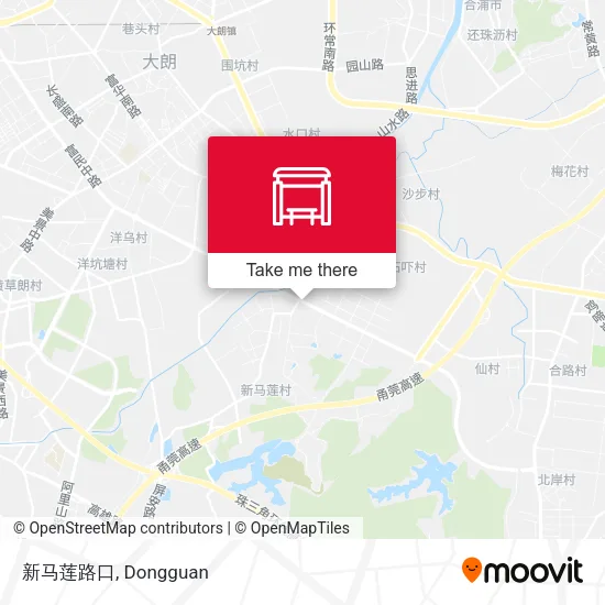 新马莲路口 map